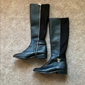 Black Michael Kors Knee-High Boots